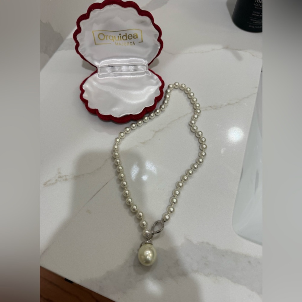 Orquidea Majorca Pearl Necklace, Bracelet RARE all w/Box